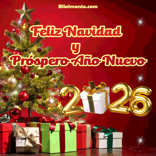 Feliz navidad y próspero año nuevo 2026