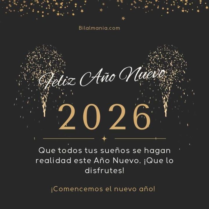 Imagenes de Feliz Año Nuevo 2026