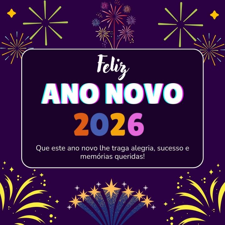 Mensagem de Feliz Ano Novo 2026