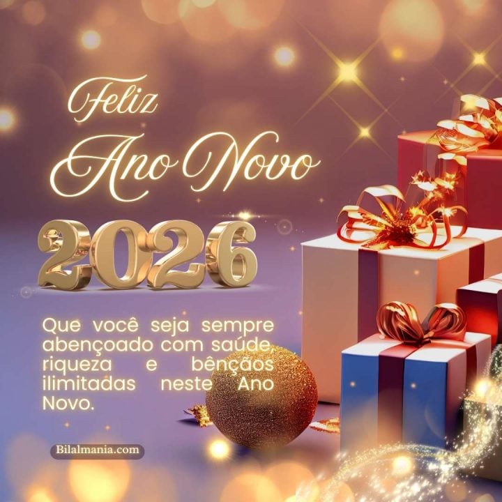 Mensagem de Feliz Ano Novo 2026