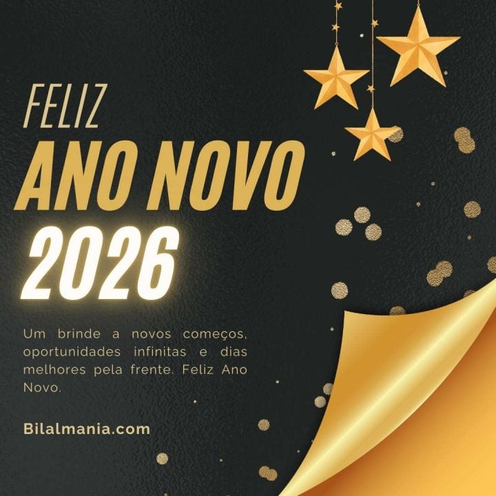 Mensagem de Feliz Ano Novo 2026