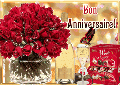 🎉70+ GIF Anniversaire Femme & Homme – Images Animées Gratuites Bon Anniversaire Gif