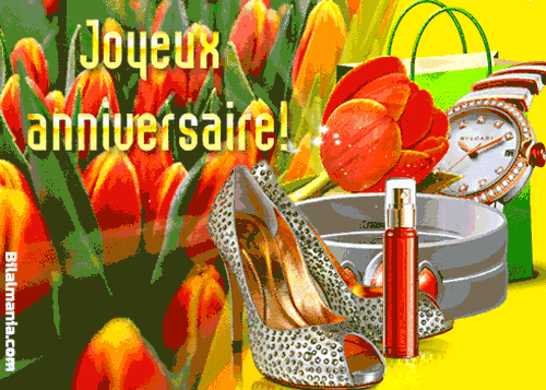 🎉70+ GIF Anniversaire Femme & Homme – Images Animées Gratuites Gif Joyeux Anniversaire Femme