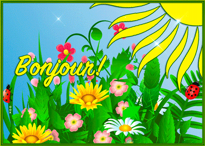 🔥 Bonjour Gif Animé | Bonjour 2025 | Bonjour GIF gifs animés bonjour et bonne journée