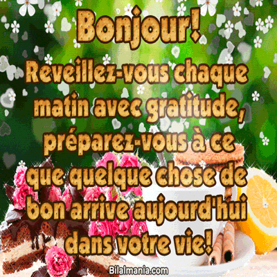 🔥 Bonjour Gif Animé | Bonjour 2025 | Bonjour GIF bonjour matin citation gif