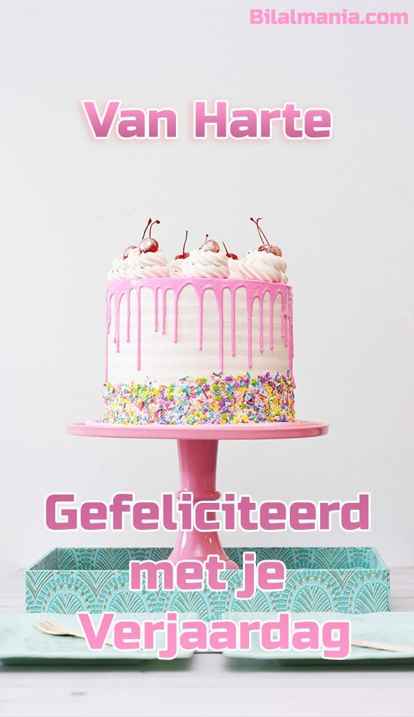🔥50+Gif Verjaardag Whatsapp Gratis | Verjaardagskaart Gratis Van Harte Gefeliciteerd met je Verjaardag