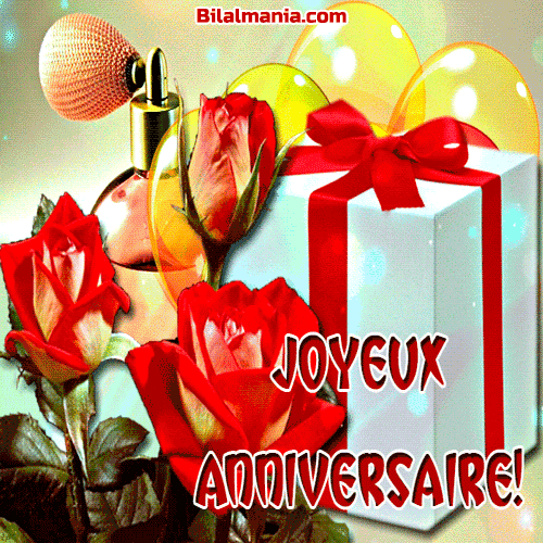 🎉70+ GIF Anniversaire Femme & Homme – Images Animées Gratuites Gif Joyeux Anniversaire Scintillant