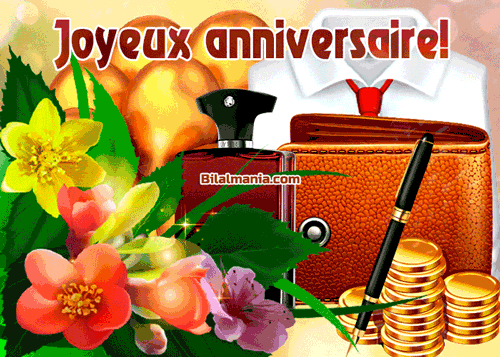 🎉70+ GIF Anniversaire Femme & Homme – Images Animées Gratuites Gif Anniversaire Homme