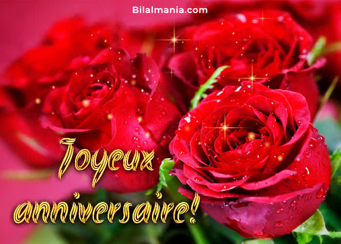 ᐅ Haut 50+ Image Anniversaire Femme, Homme fleurs anniversaire soeur