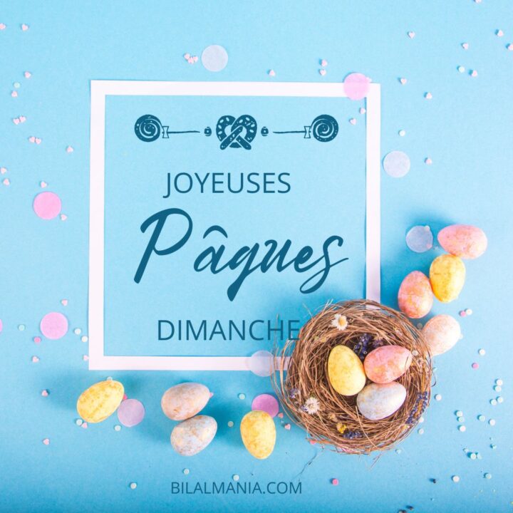 Carte Joyeuses Pâques 2024