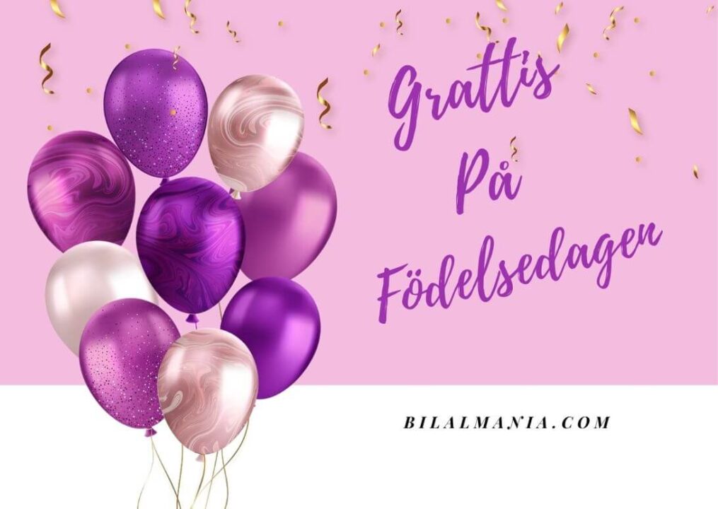Grattis på Födelsedagen Kort