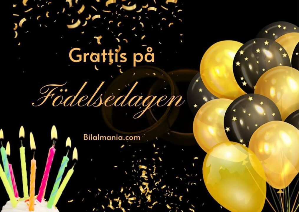 Grattis på Födelsedagen Kort