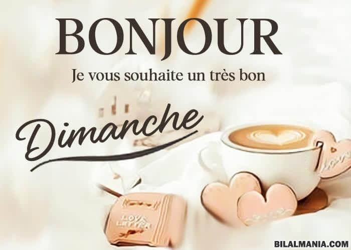 ᐅ Bonjour Bon Dimanche Gif Image Image Bonjour Bon Dimanche Café