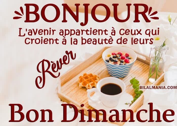 ᐅ Bonjour Bon Dimanche Gif Image Image Bonjour Bon Dimanche Café