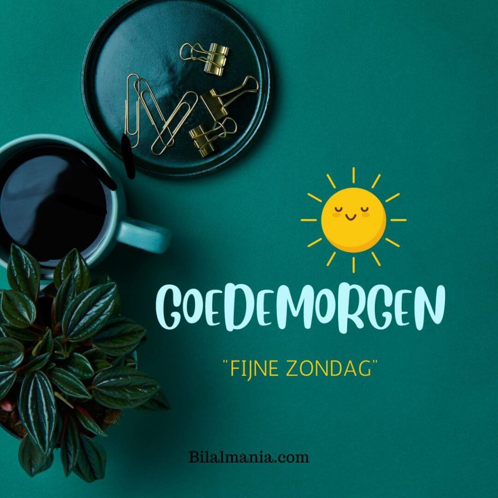 Goedemorgen Fijne Zondag