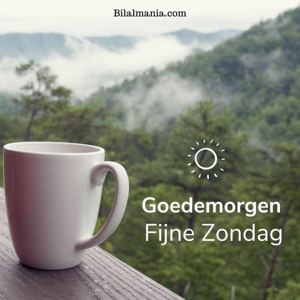Goedemorgen Fijne Zondag Koffie