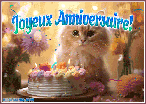 🎉70+ GIF Anniversaire Femme & Homme – Images Animées Gratuites Meilleur Gif Anniversaire Gratuit Whatsapp