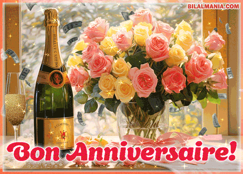 🎉70+ GIF Anniversaire Femme & Homme – Images Animées Gratuites Joyeux Anniversaire Gif