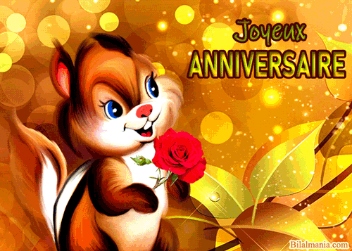 🎉70+ GIF Anniversaire Femme & Homme – Images Animées Gratuites Joyeux Anniversaire Gif Animé Gratuit