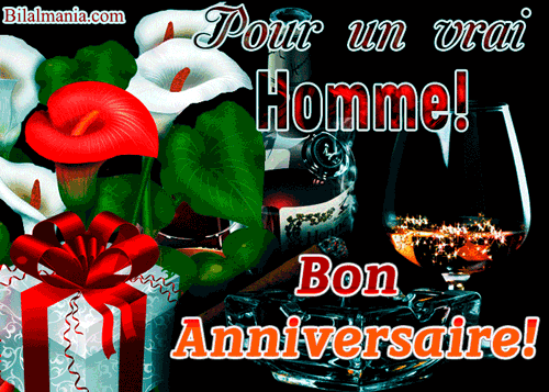 🎉70+ GIF Anniversaire Femme & Homme – Images Animées Gratuites Gif Anniversaire Homme