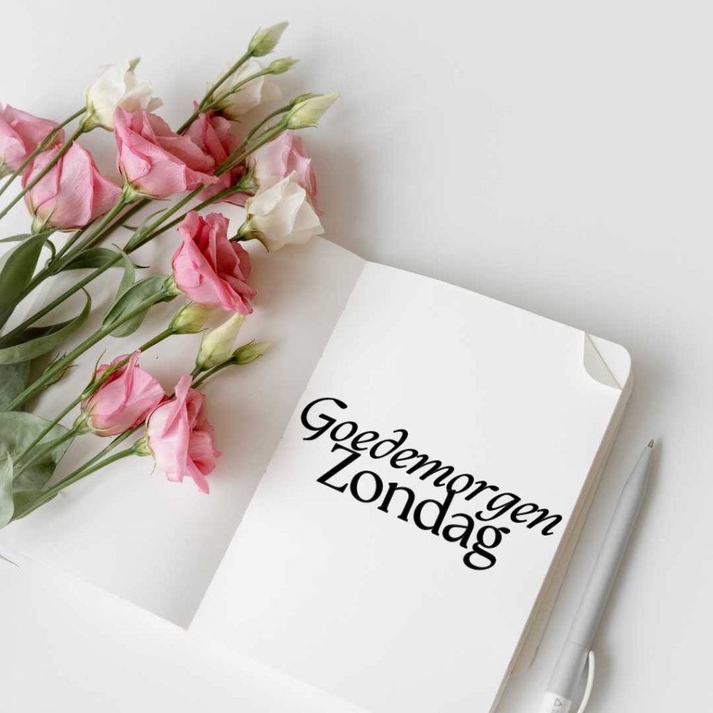 Goedemorgen zondag bloemen