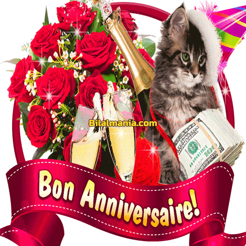 🎉70+ GIF Anniversaire Femme & Homme – Images Animées Gratuites Joyeux Anniversaire Gif Femme