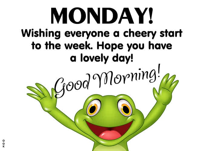 Good Morning Monday Inspirational Images