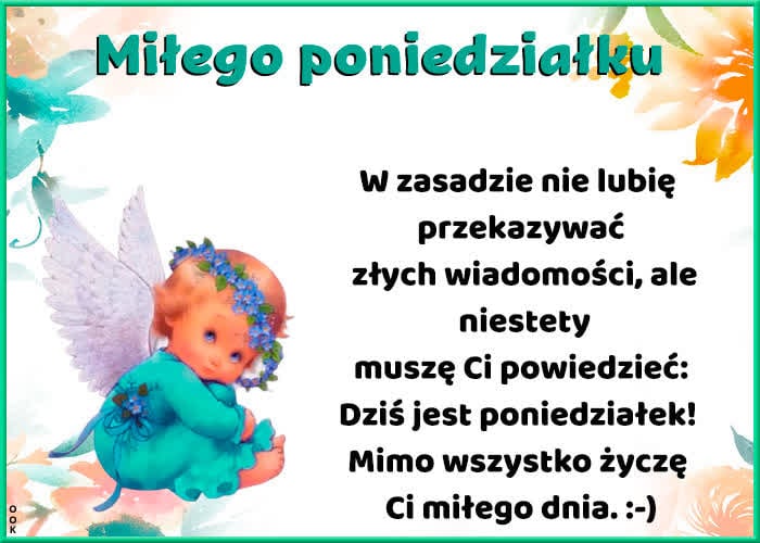 Kartki na Poniedziałek