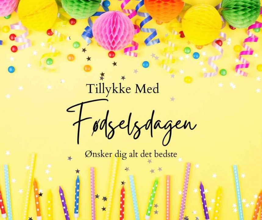 tillykke med fødselsdagen blomster