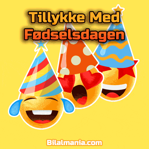 tillykke med fødselsdagen gif sjov