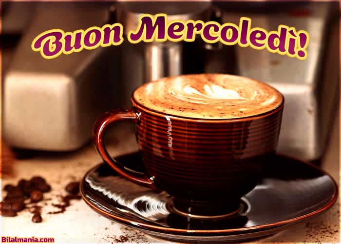 🔥50+ Buongiorno Buon Mercoledì Gif Immagini Gratis Buon Mercoledì Caffè