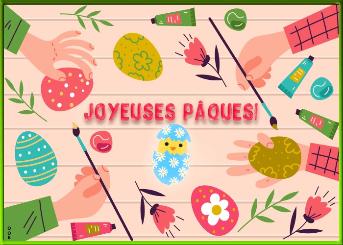 Joyeuses Pâques Gif 2024