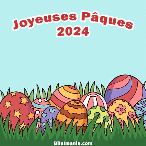 Joyeuses Pâques Gif 2024