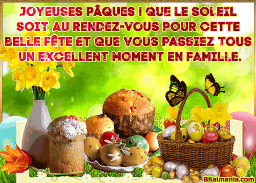 Joyeuses Pâques Gif 2024