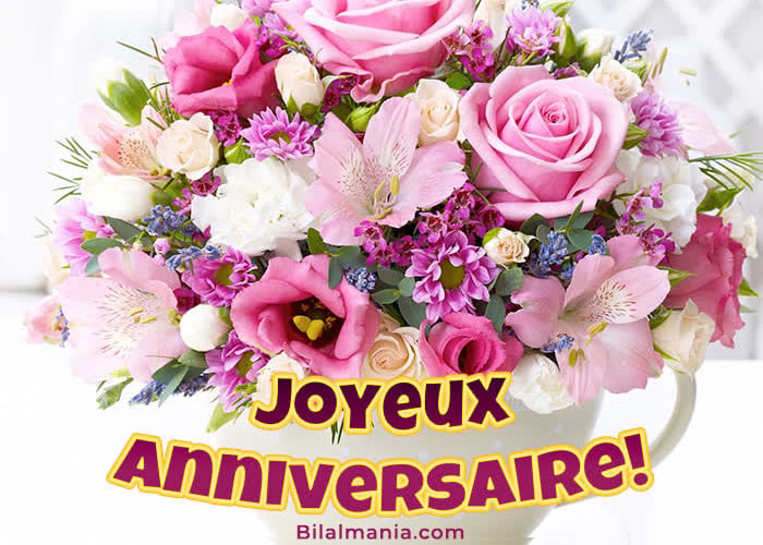 🎉70+ GIF Anniversaire Femme & Homme – Images Animées Gratuites Joyeux anniversaire femme gratuite
