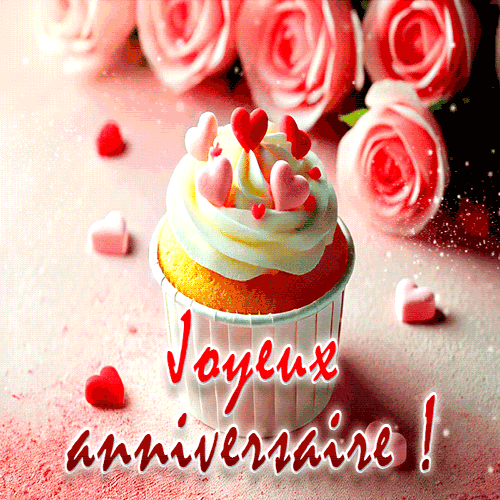 🎉70+ GIF Anniversaire Femme & Homme – Images Animées Gratuites gif Joyeux Anniversaire femme