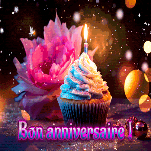 🎉70+ GIF Anniversaire Femme & Homme – Images Animées Gratuites gif Joyeux Anniversaire