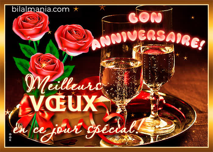 🎉70+ GIF Anniversaire Femme & Homme – Images Animées Gratuites Image Joyeux Anniversaire