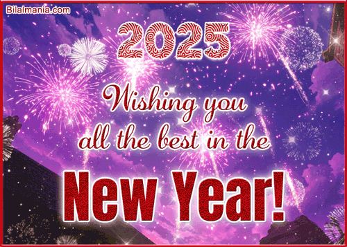 ▶️ 70+ Happy New Year 2026 GIF Images & Wishes Happy new year 2025 gif with sound
