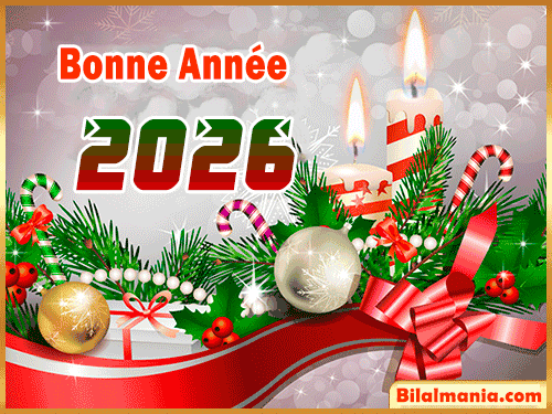 ▶️ 50+ Bonne Année 2026 Gif Image & Voeux Joyeux Noël et Bonne Année 2026 Gif