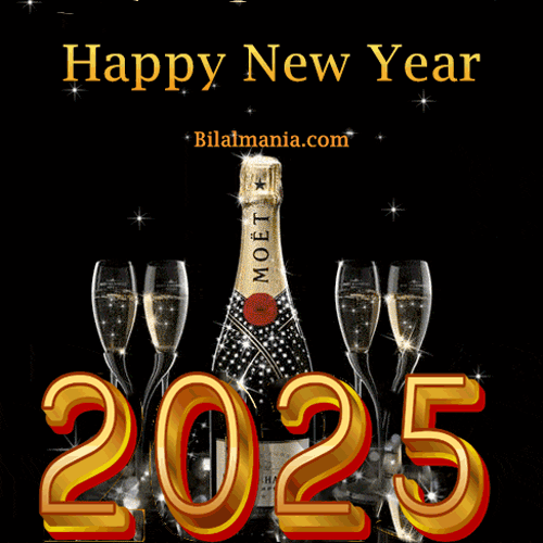 ▶️ 70+ Happy New Year 2026 GIF Images & Wishes gif happy new year 2025