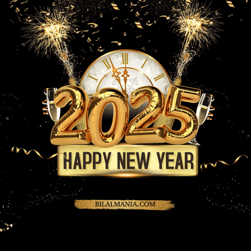 ▶️ 70+ Happy New Year 2026 GIF Images & Wishes happy new year 2025 gif download