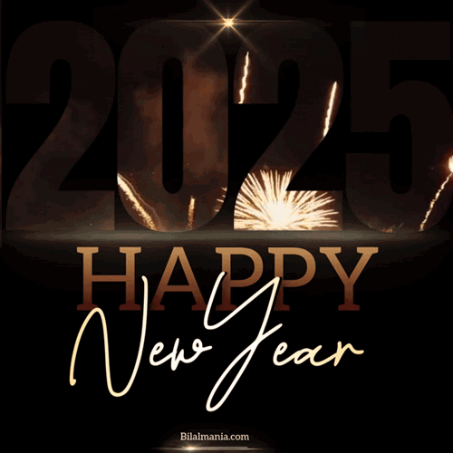 ▶️ 70+ Happy New Year 2026 GIF Images & Wishes happy new year 2025 gif with sound