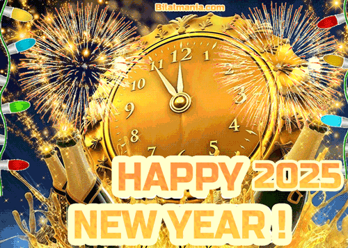 ▶️ 70+ Happy New Year 2026 GIF Images & Wishes happy new year 2025 gif with sound download