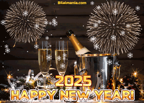 ▶️ 70+ Happy New Year 2026 GIF Images & Wishes happy new year 2025 gif with sound