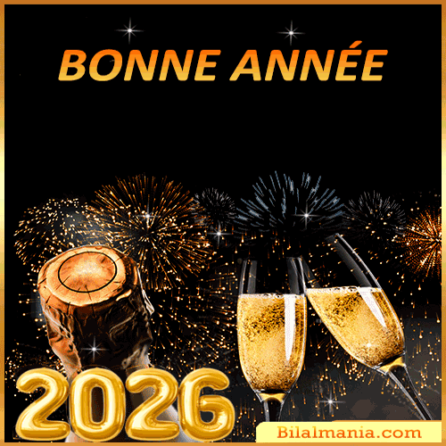 ▶️ 50+ Bonne Année 2026 Gif Image & Voeux meilleurs voeux 2026 gif