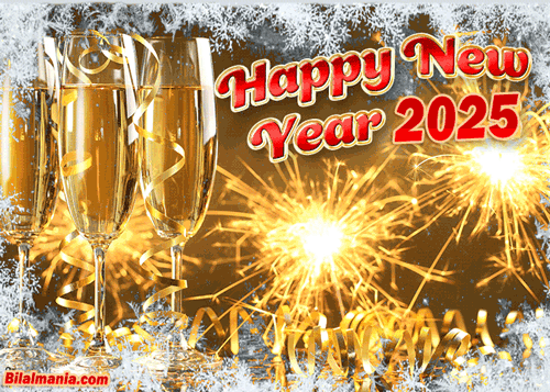 ▶️ 70+ Happy New Year 2026 GIF Images & Wishes new year 2025 gif