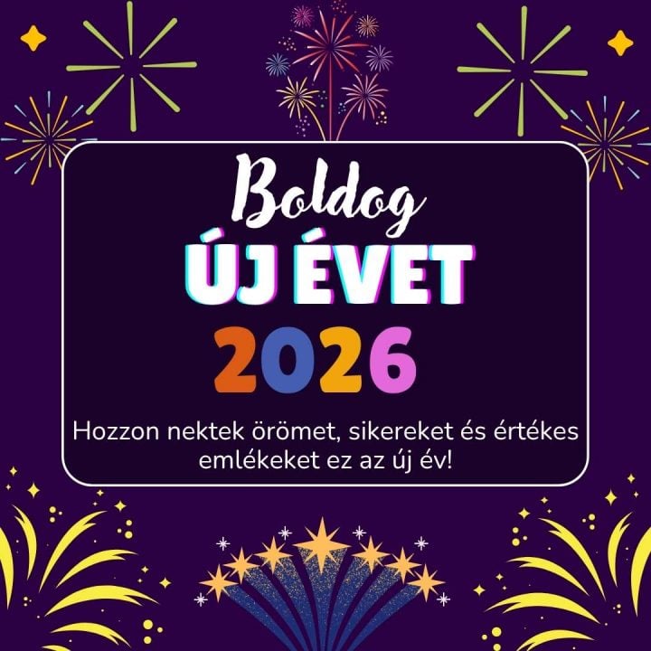 Boldog új évet 2026 Képek