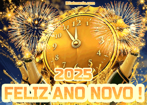 Feliz ano novo 2025 Gif