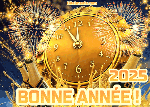 ▶️ 50+ Bonne Année 2026 Gif Image & Voeux gif bonne annee 2025 gratuit